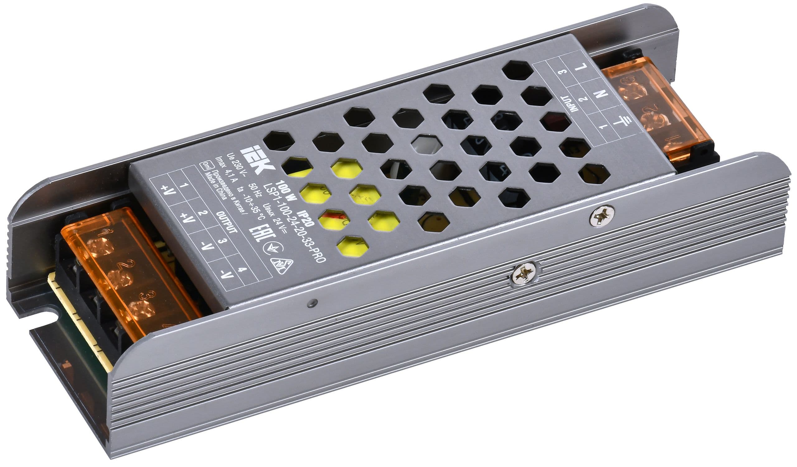 Драйвер LED ИПСН-PRO 100Вт 24В клеммы IP20