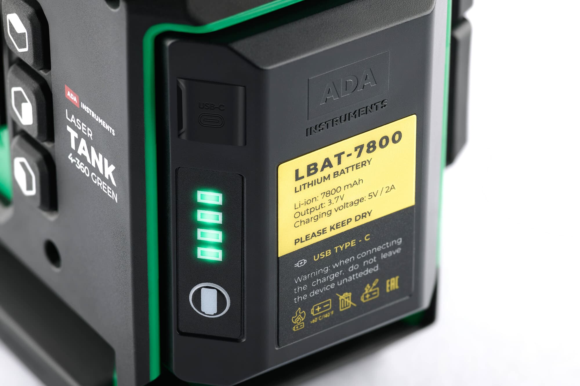 Уровень лазерный профессиональный LaserTANK 4-360 GREEN Basic Edition