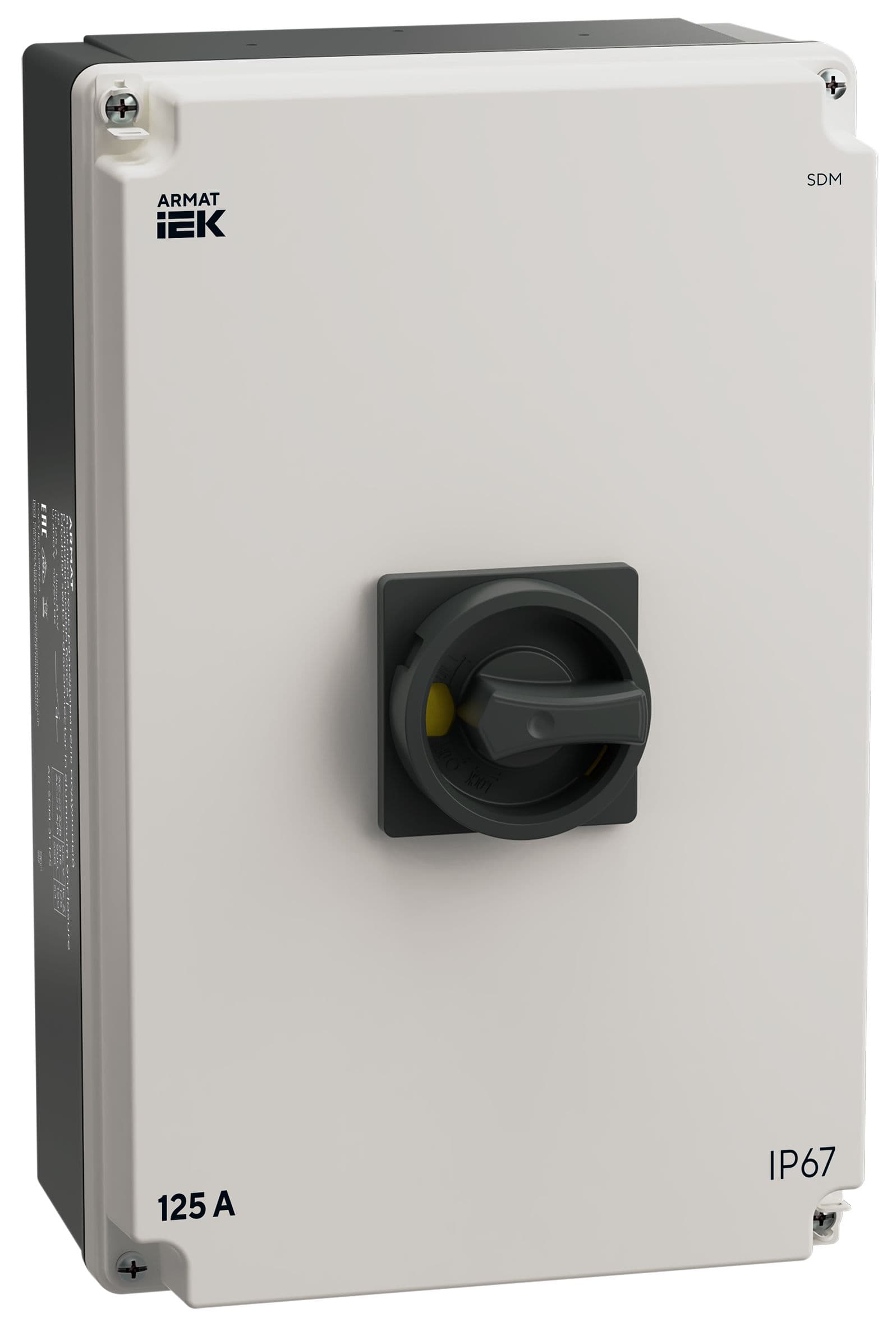 ARMAT Выключатель-разъед. SDM 3P 125А в ал. боксе IP67 IEK