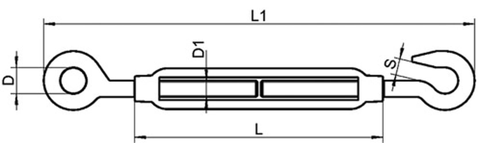 Талреп крюк-кольцо D8