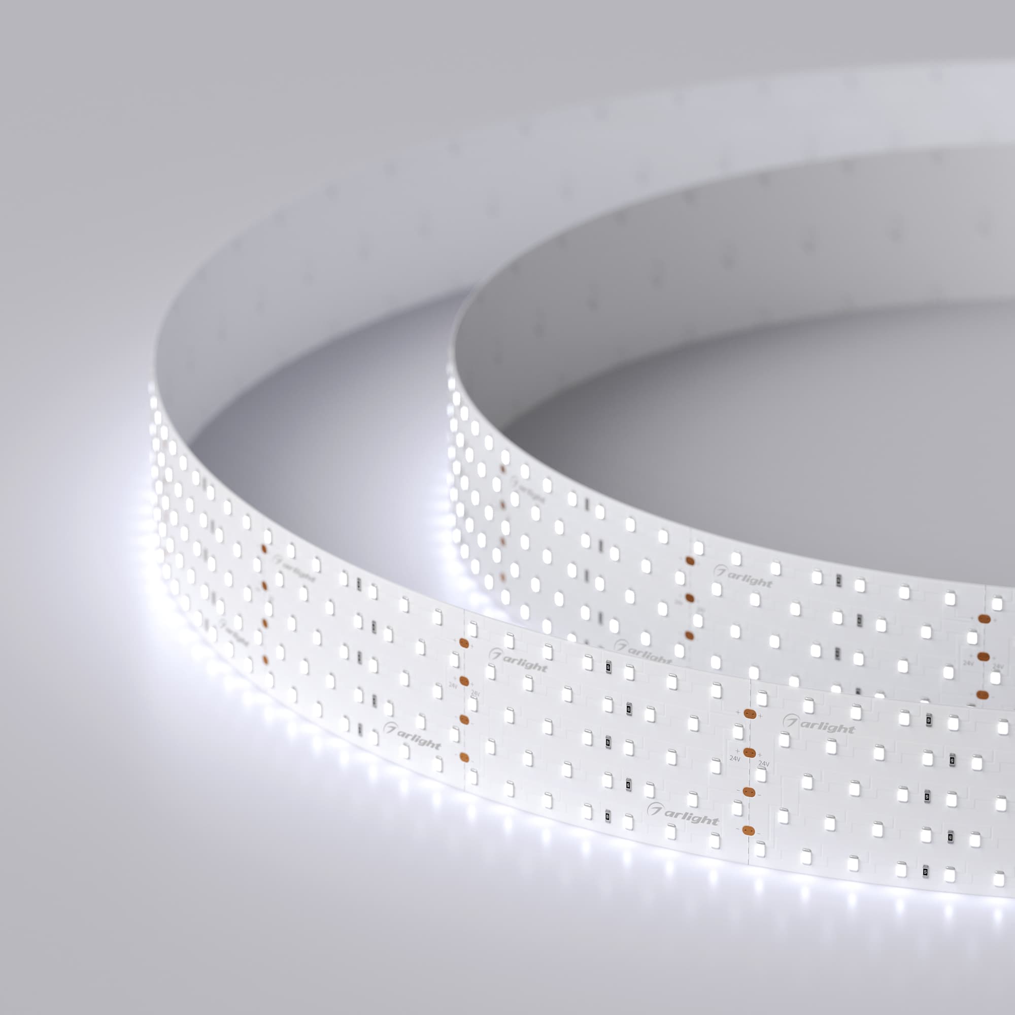 Лента светодиодная 36 Вт/м 24В IP20 8000K 350LED/м RT-A350-58mm SMD 2835 2.5 м