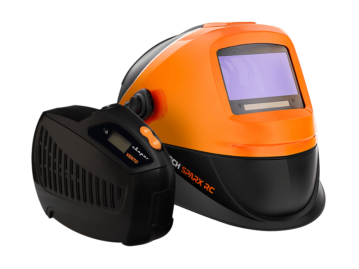 Щиток сварщика TECH Sparx RC и блок Vento