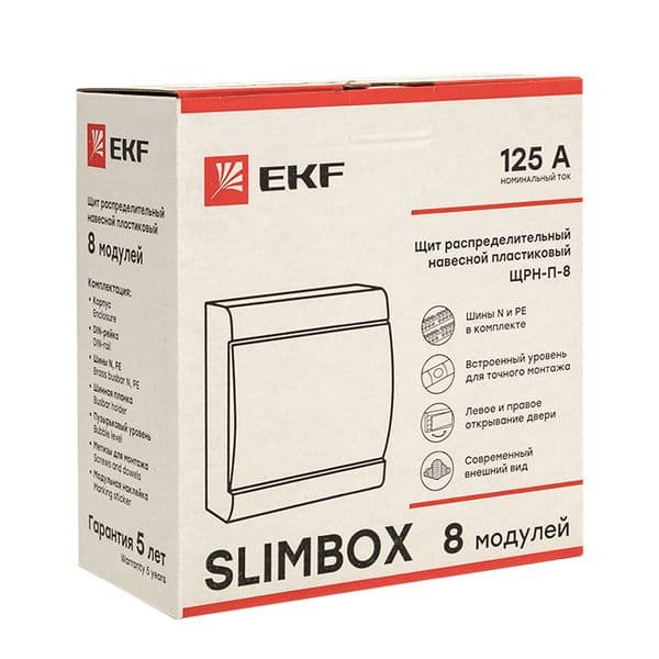 ЩитЩРН-П-8 SlimBox IP41 EKF