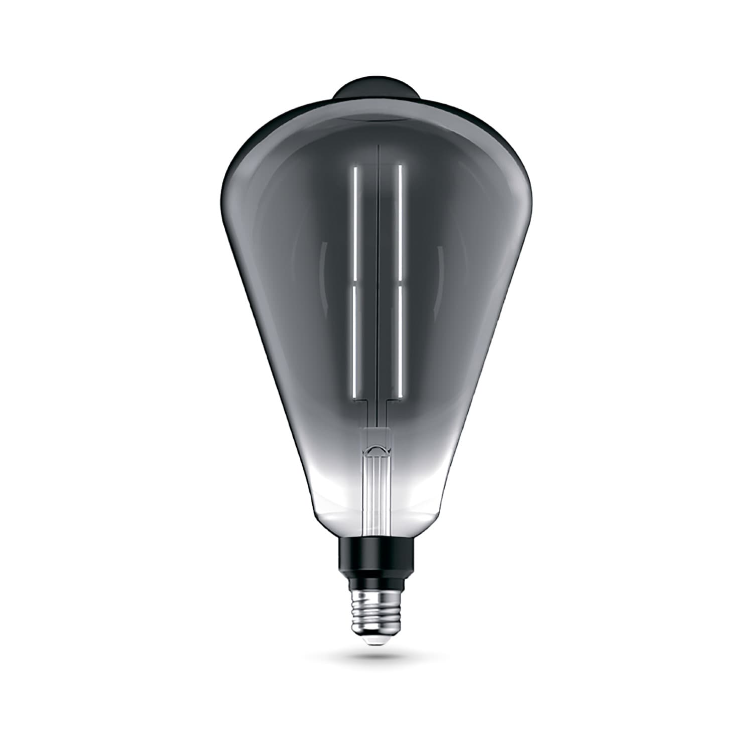 Лампа светодиодная филаментная LED 6 Вт 330 лм 4000К ST164 нейтральный E27 AC 220В серая колба Black Filament