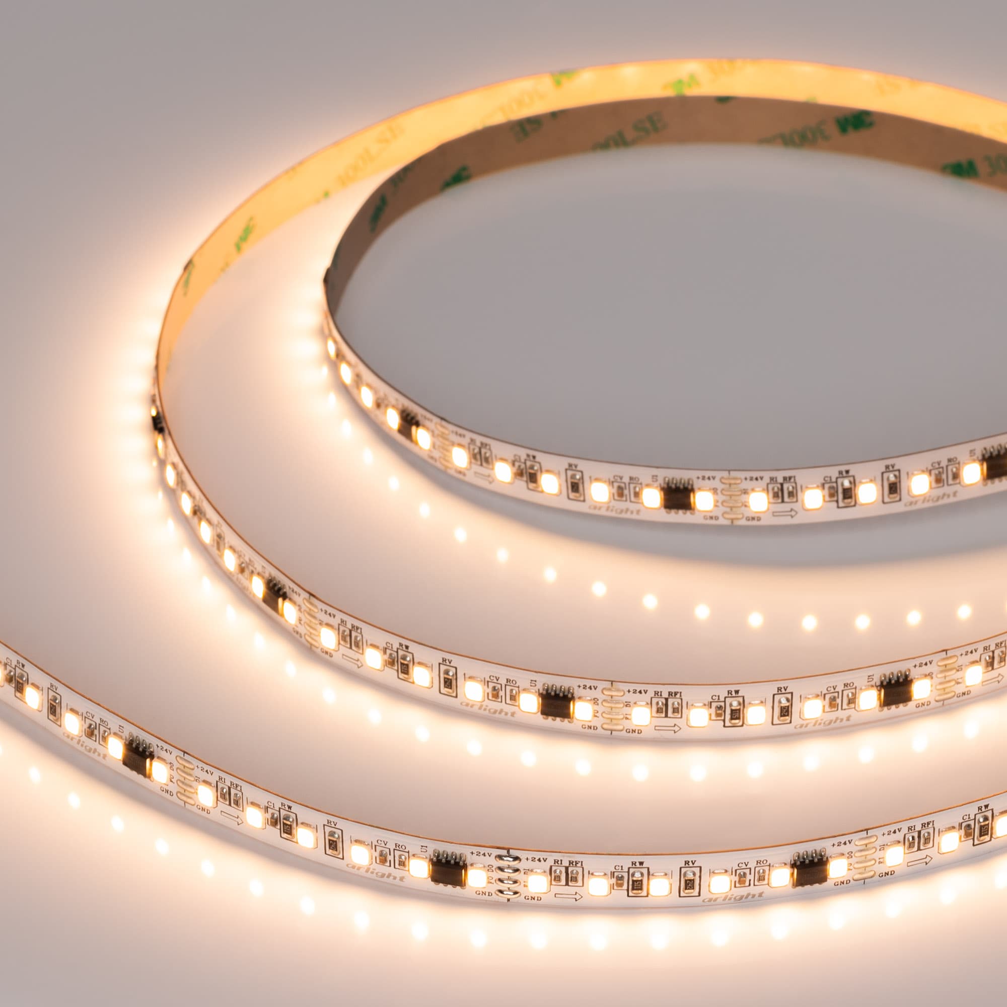 Лента светодиодная 11 Вт/м 24В IP20 2700K 120LED/м SPI-A120-10mm SMD 2835 5 м