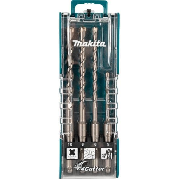 Буры SDS-plus 4Cutter набор 4 шт (5, 6, 8, 10 мм)