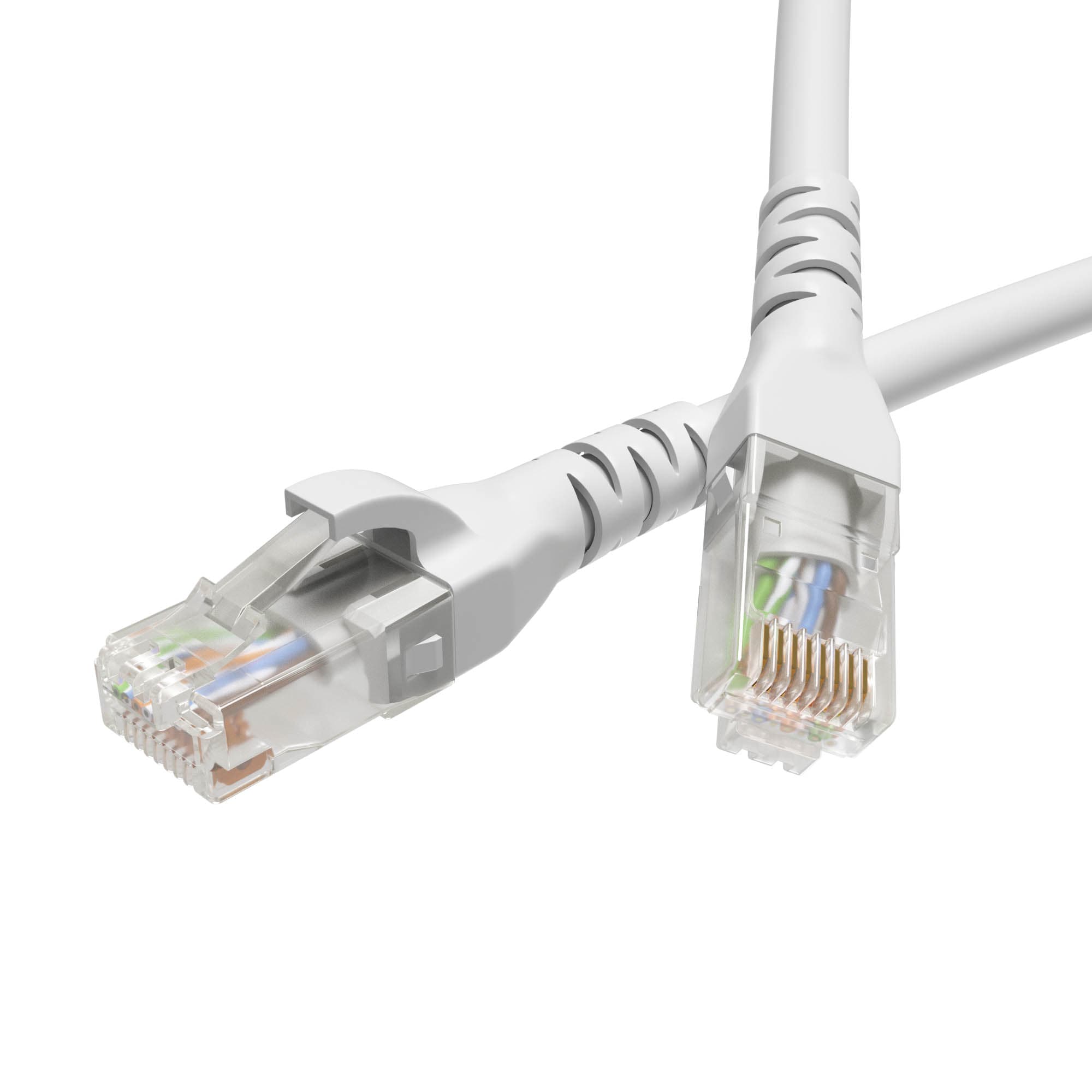 Патч-корд неэкранированный CAT6 U/UTP 4х2 LSZH белый 5м