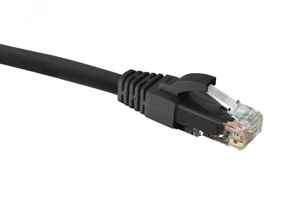 Патч-корд CAT6 U/UTP LSZH черный 3м