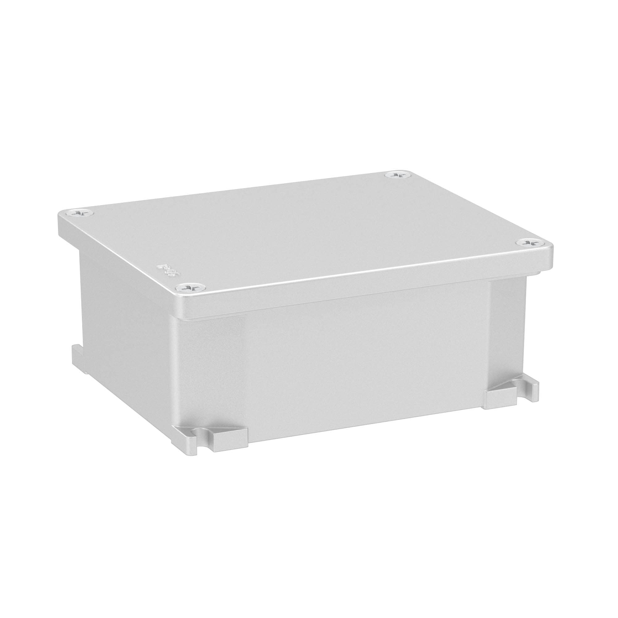 Коробка ответвительная алюминиевая IP66 128х103х55мм окрашенная