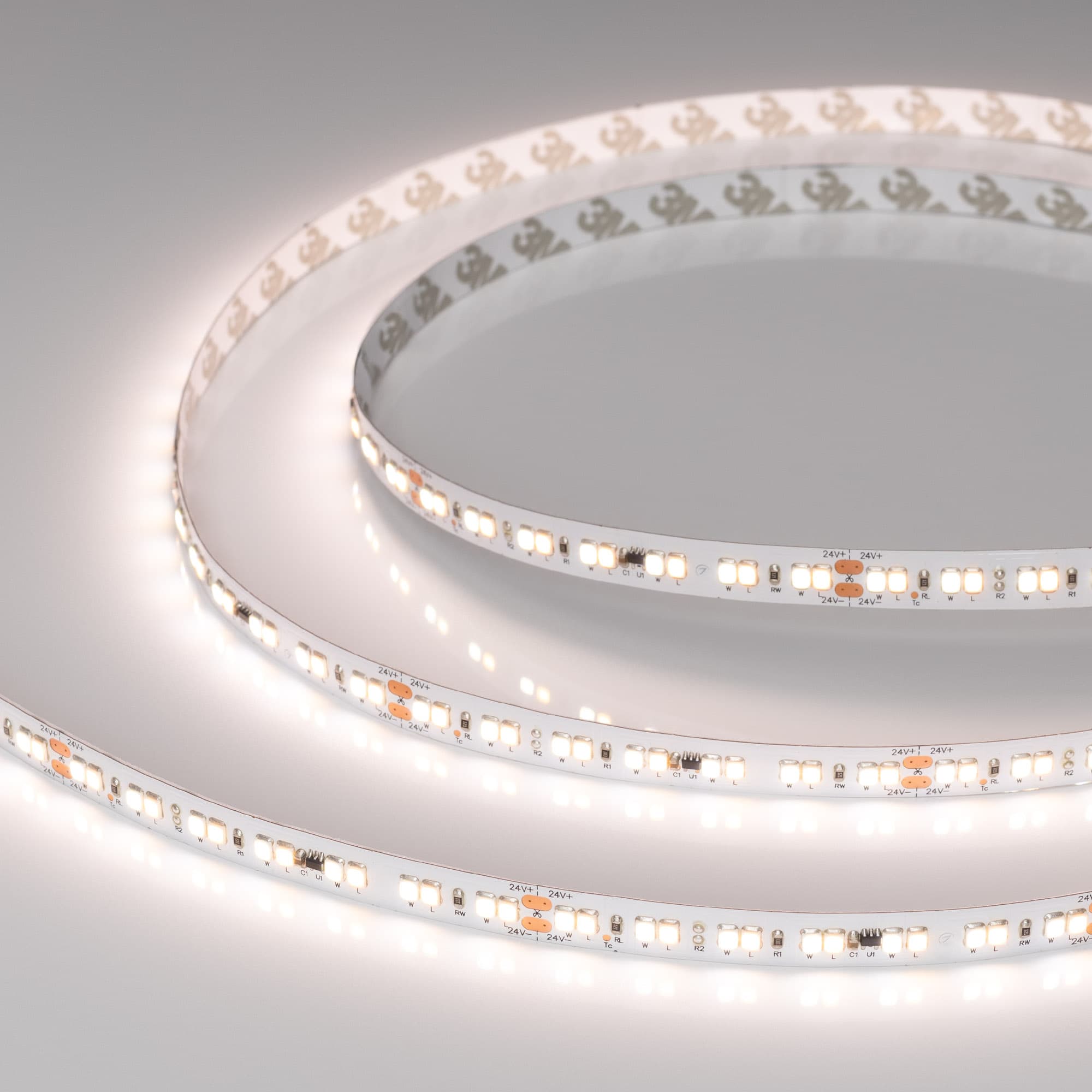 Лента светодиодная 21,3 Вт/м 24В IP20 2700K4000K6000K 168LED/м RT-A168-10mm SWITCH SMD 2835 5 м
