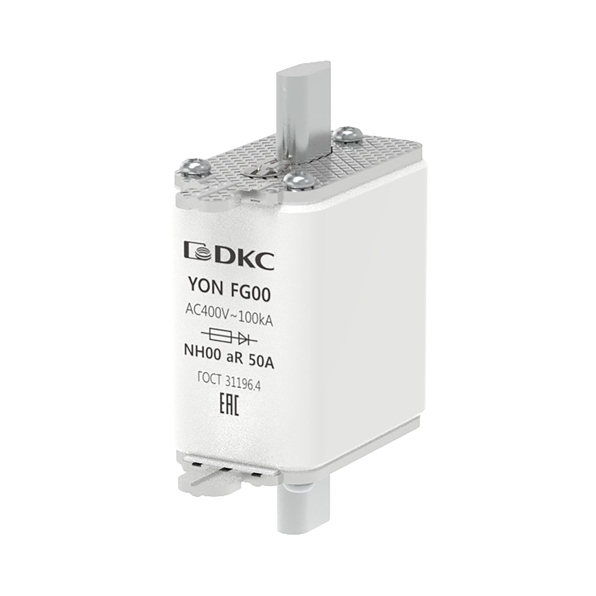 Предохранитель YON ножевого типа FG00 50А 400V характеристика arya