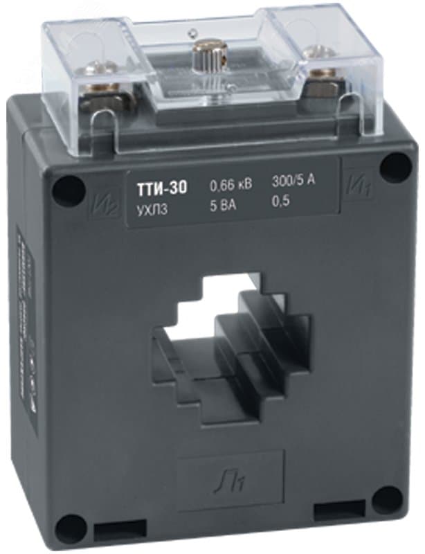 Трансформатор тока ТТИ-30 300/5А 5ВА класс 0,5S МПИ08 IEK