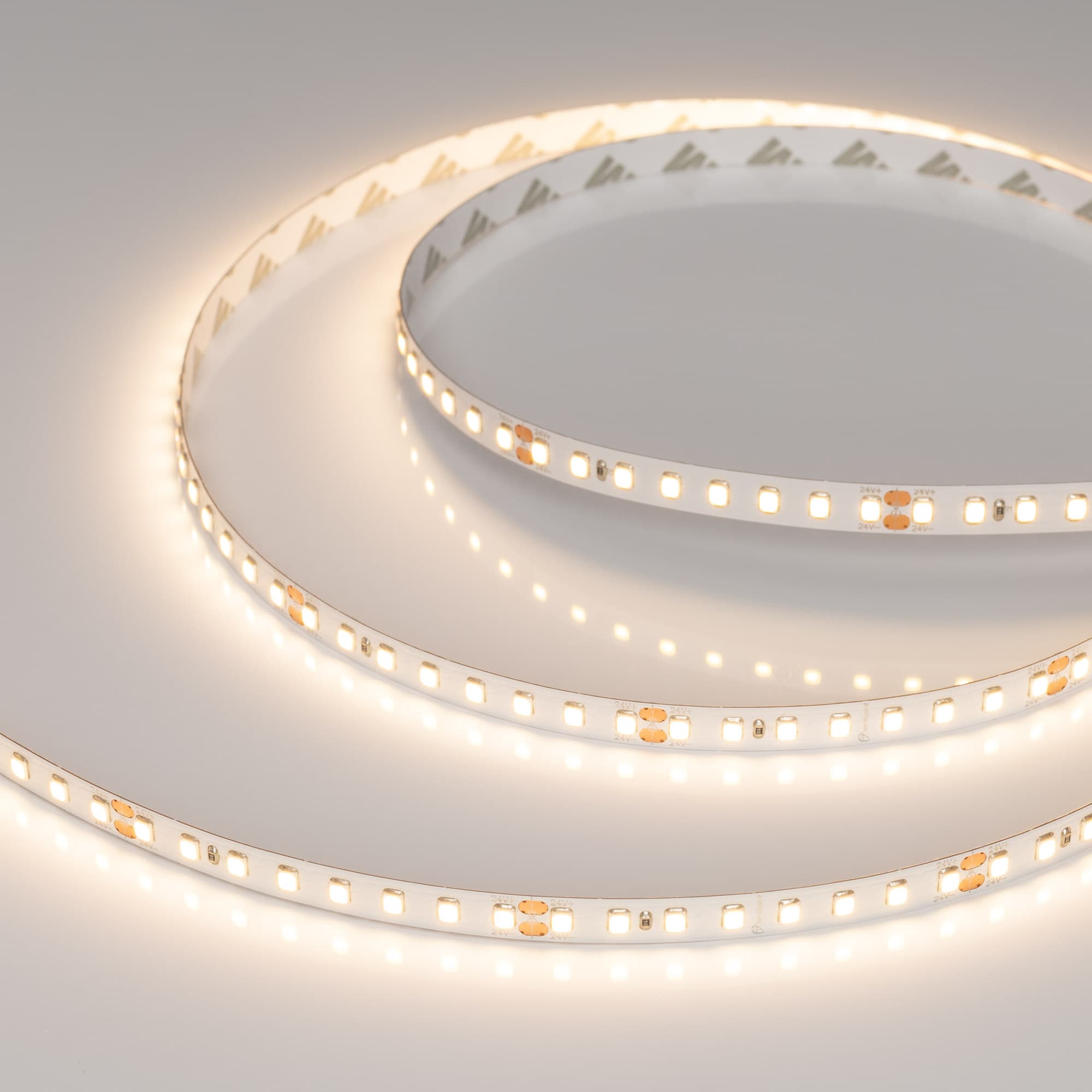 Лента светодиодная 9.6Вт/м 24В 3000K IP20 192LED/м RT-A128-8-10mm SMD 2835 5 м
