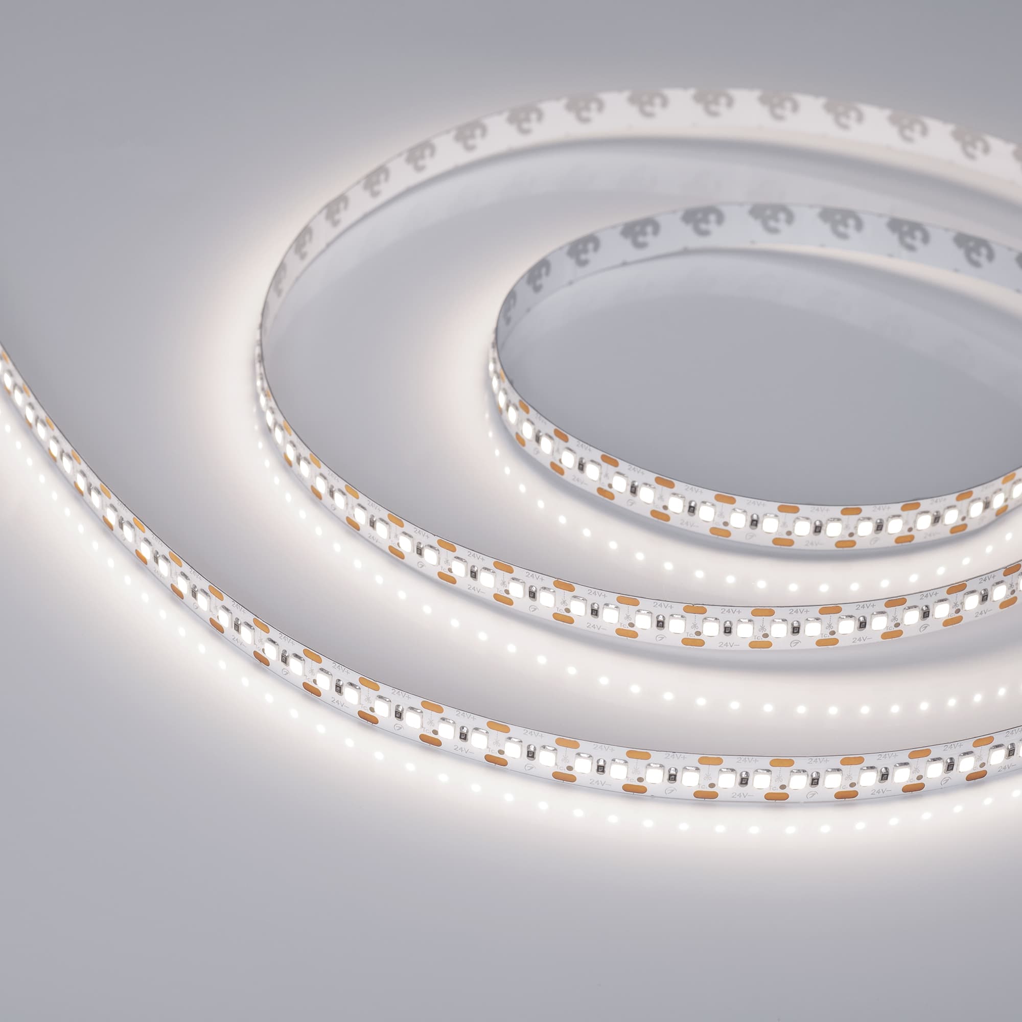 Лента светодиодная 17,3 Вт/м 24В IP20 4000K 168LED/м RT-A168-10mm SMD 2835 5 м