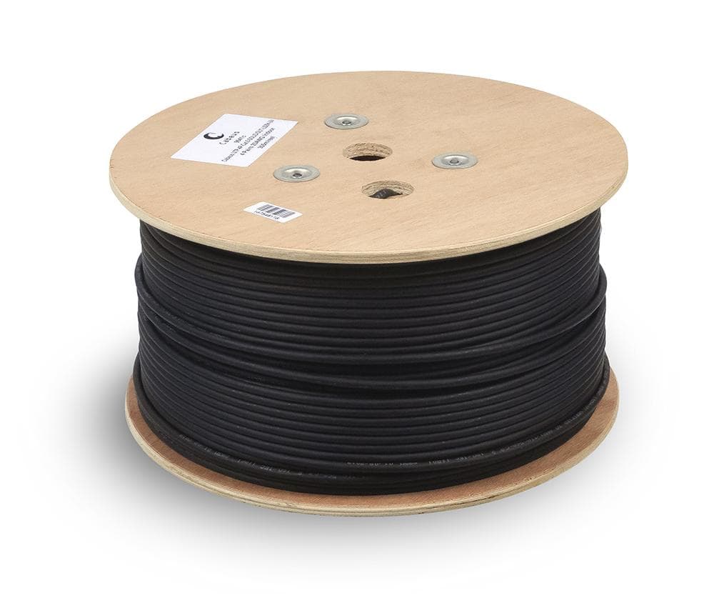 Витая пара F/UTP Cat 5e 4 пары 24 AWG solid IN/OUT (+75 C -40 C) LSZH-UV 305м