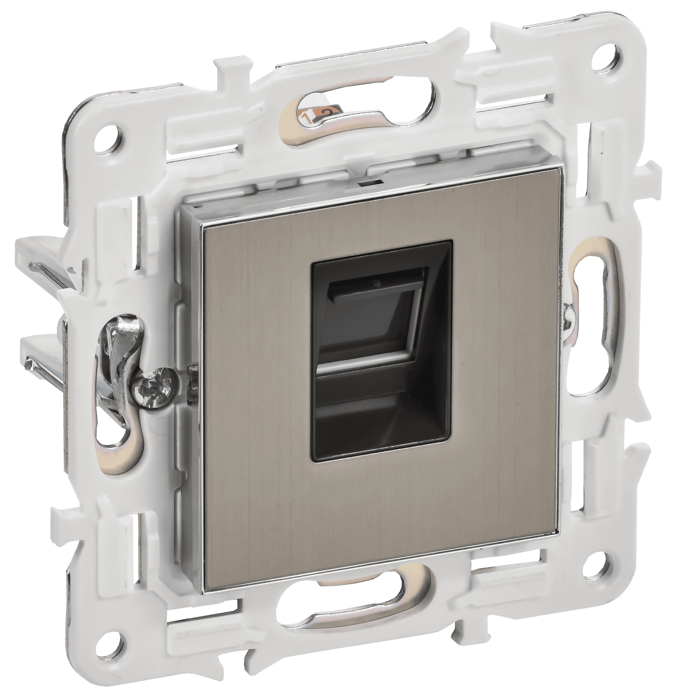 SKANDY Розетка компьютерная RJ45 кат.5E SK-K01N никель IEK