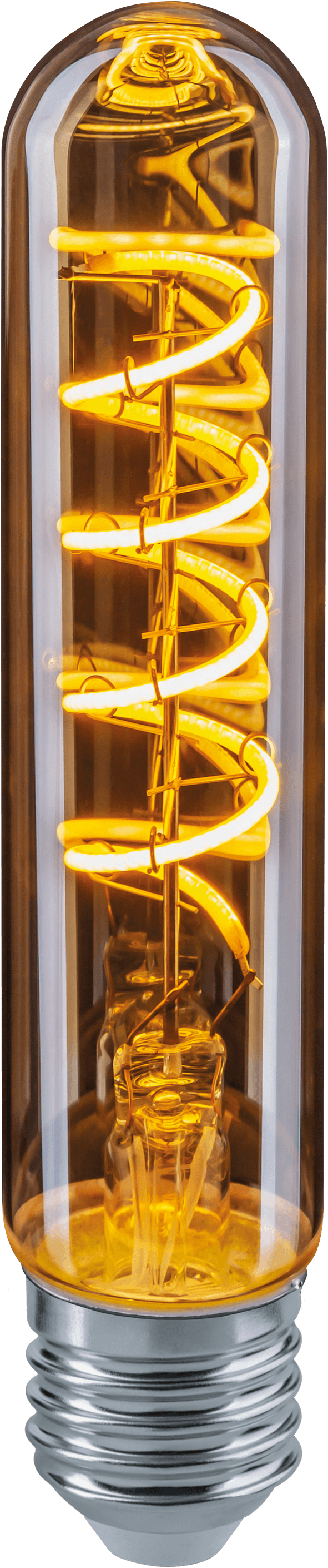 Лампа светодиодная LED 4вт E27 теплый T30 ретро FILAMENT