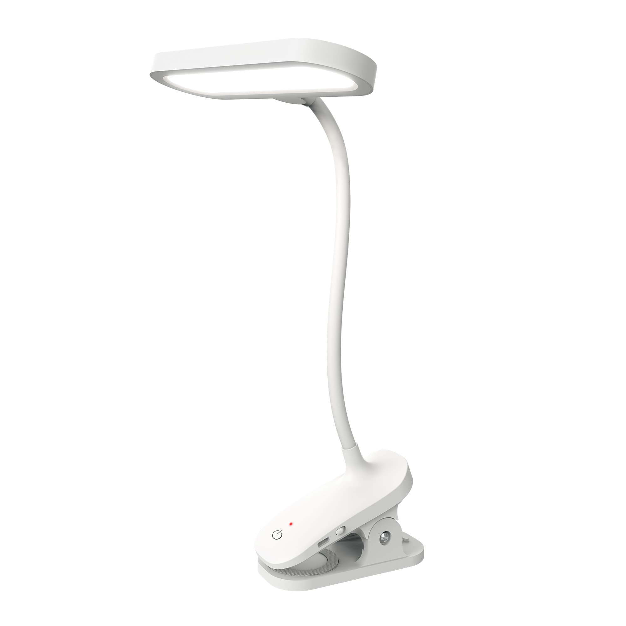 Светильник настольный светодиодный прищепка UЛм-D602 10W/3000-6000K/DIM WHITE Сенсорный выключатель Диммер белый