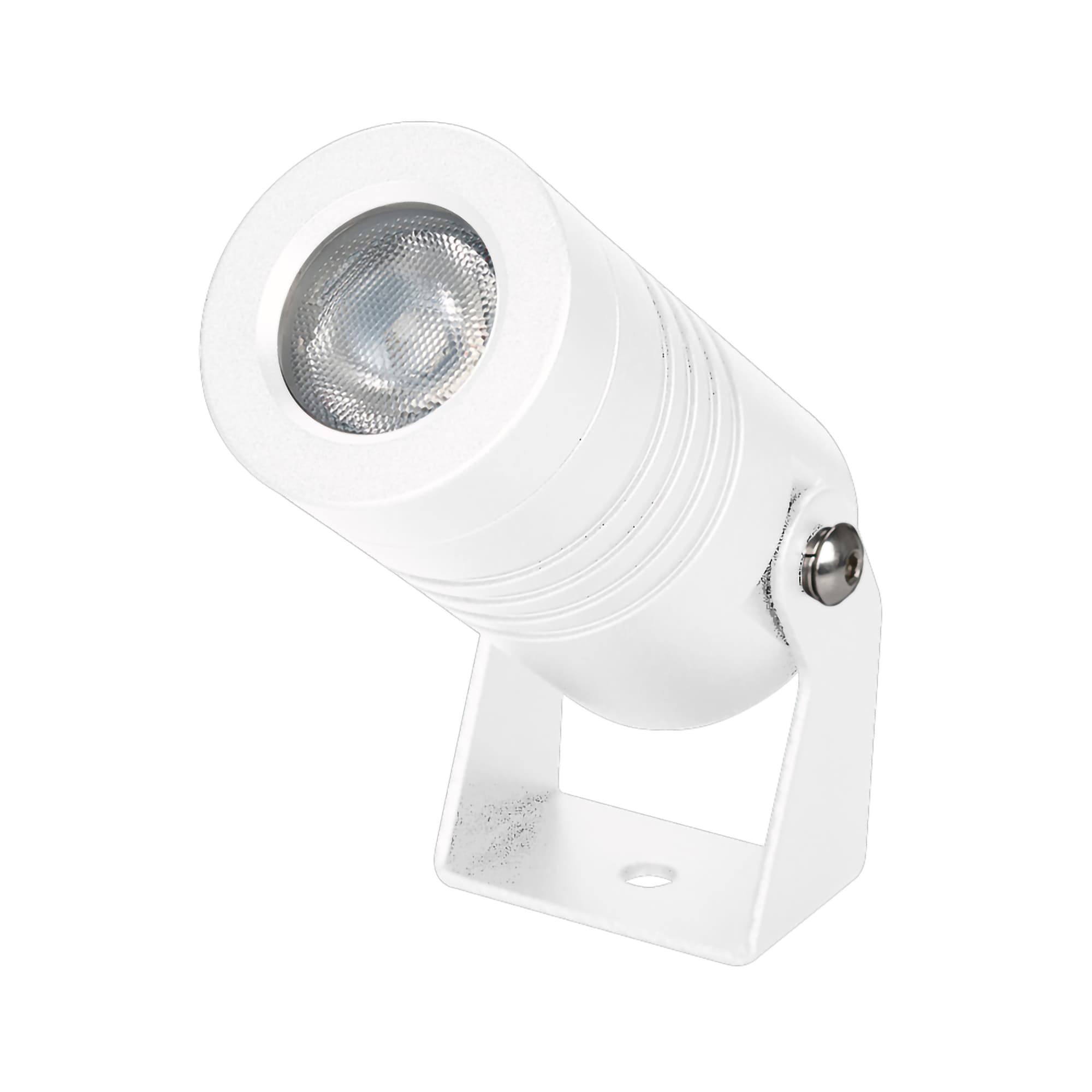 Светильник светодиодный KT-RAY-COLOR-R42-6W RGB (WH, 25 deg, 12V) (ARL, IP67 металл, 3 года)