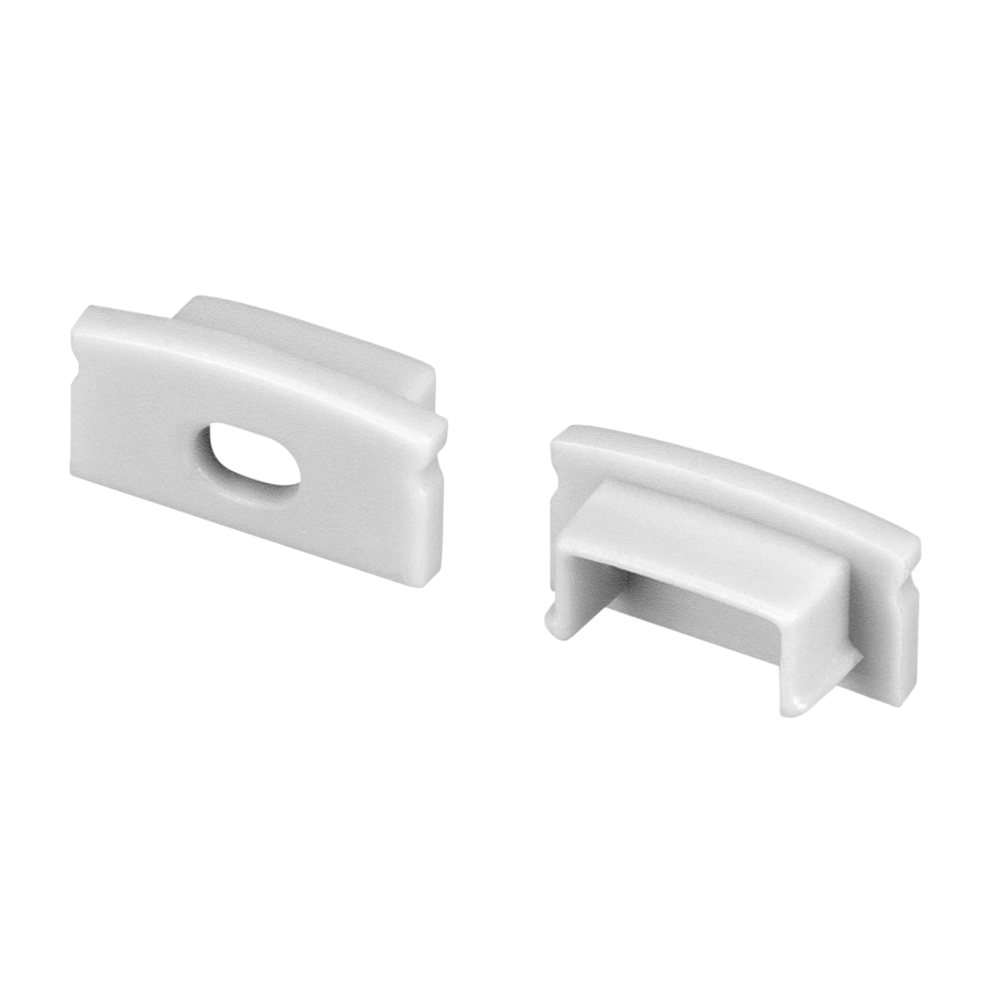 Заглушка с отверстием LINE-1708 SILVER (ARL, пластик)