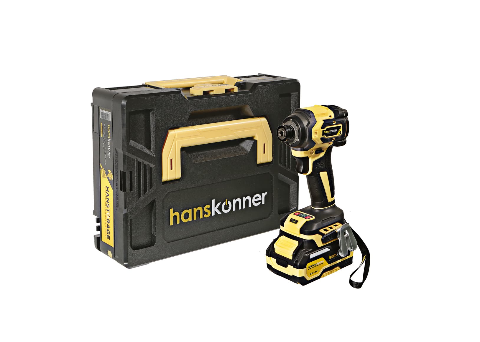 Винтоверт ударный бесщеточный 18В 1BatterySystem 280Нм 1/4' 1x4Ач кейс