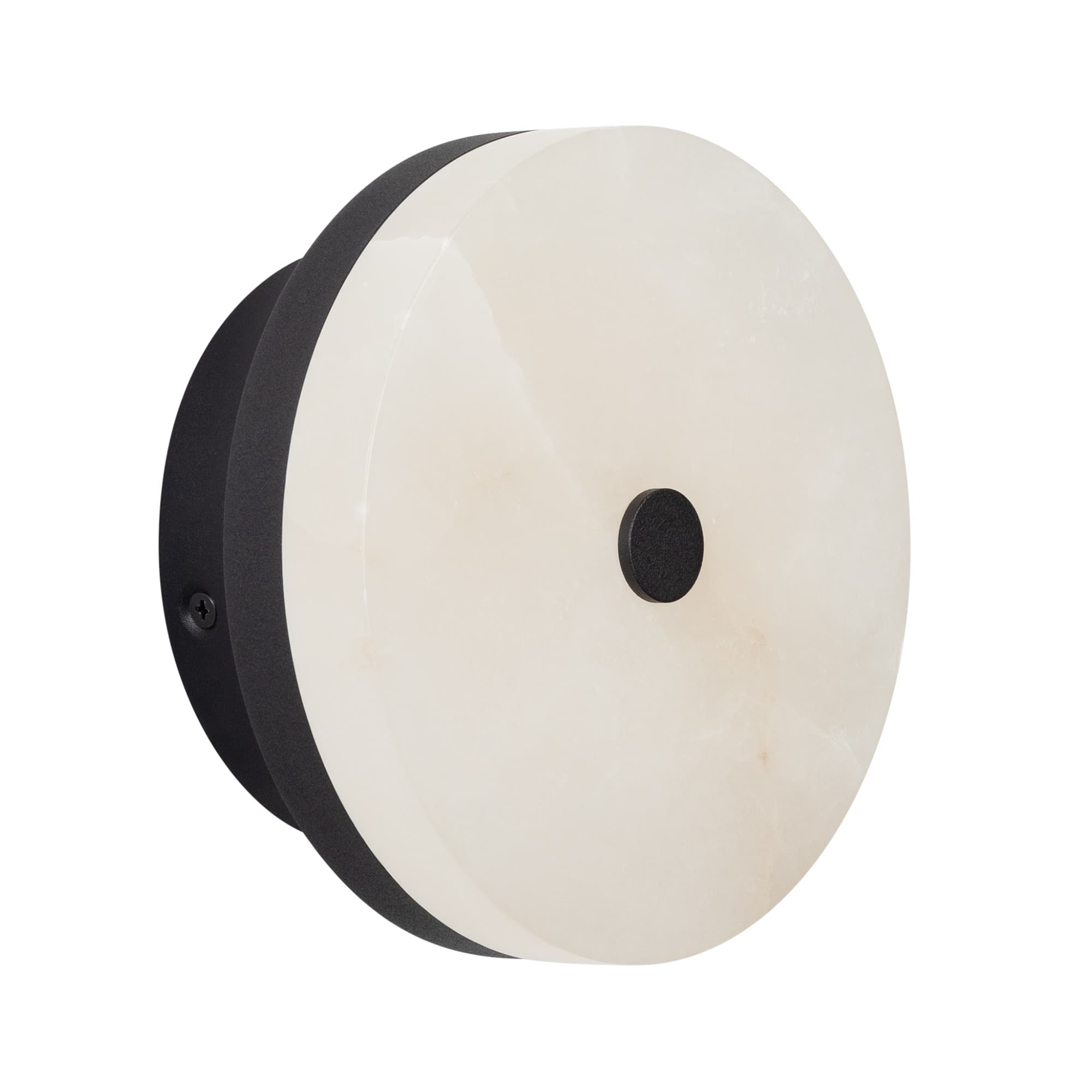 Светильник SP-MENTA-WALL-R165-12W Warm2700 BK, 130 deg, 230V, IP20, мрамор, 5 лет
