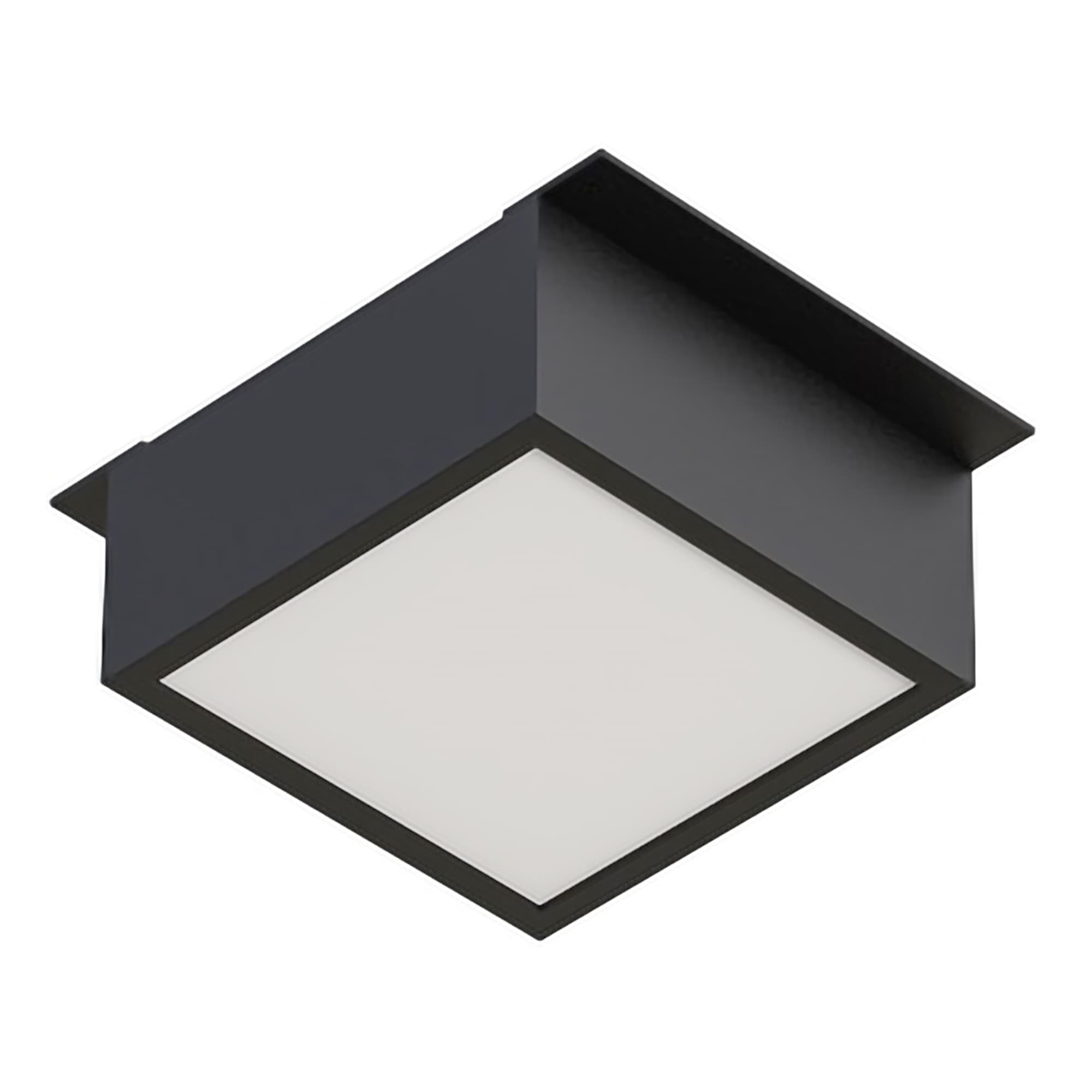 Светильник DL-GRIGLIATO-S90x90-6W Warm3000 BK 90 deg 230 IP40 металл 5 лет