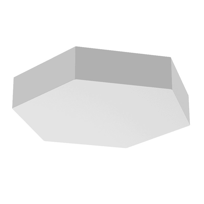 Блок Gexus 520х600 Solid подвесной RAL9003 белый муар