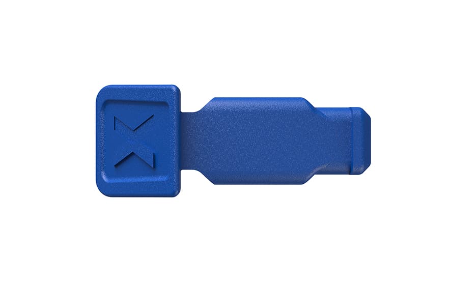 Клипса цветная, синяя, 10 шт, для маркировки инструмента KNIPEX, ColorCode Clip