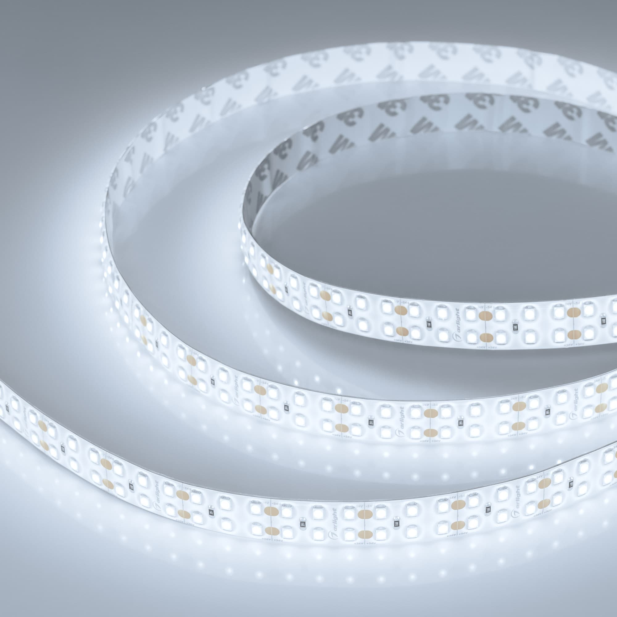 Лента светодиодная 19,2 Вт/м 24В IP65 6000K 240LED/м RT/RTW-A240-15mm SMD 2835 5 м