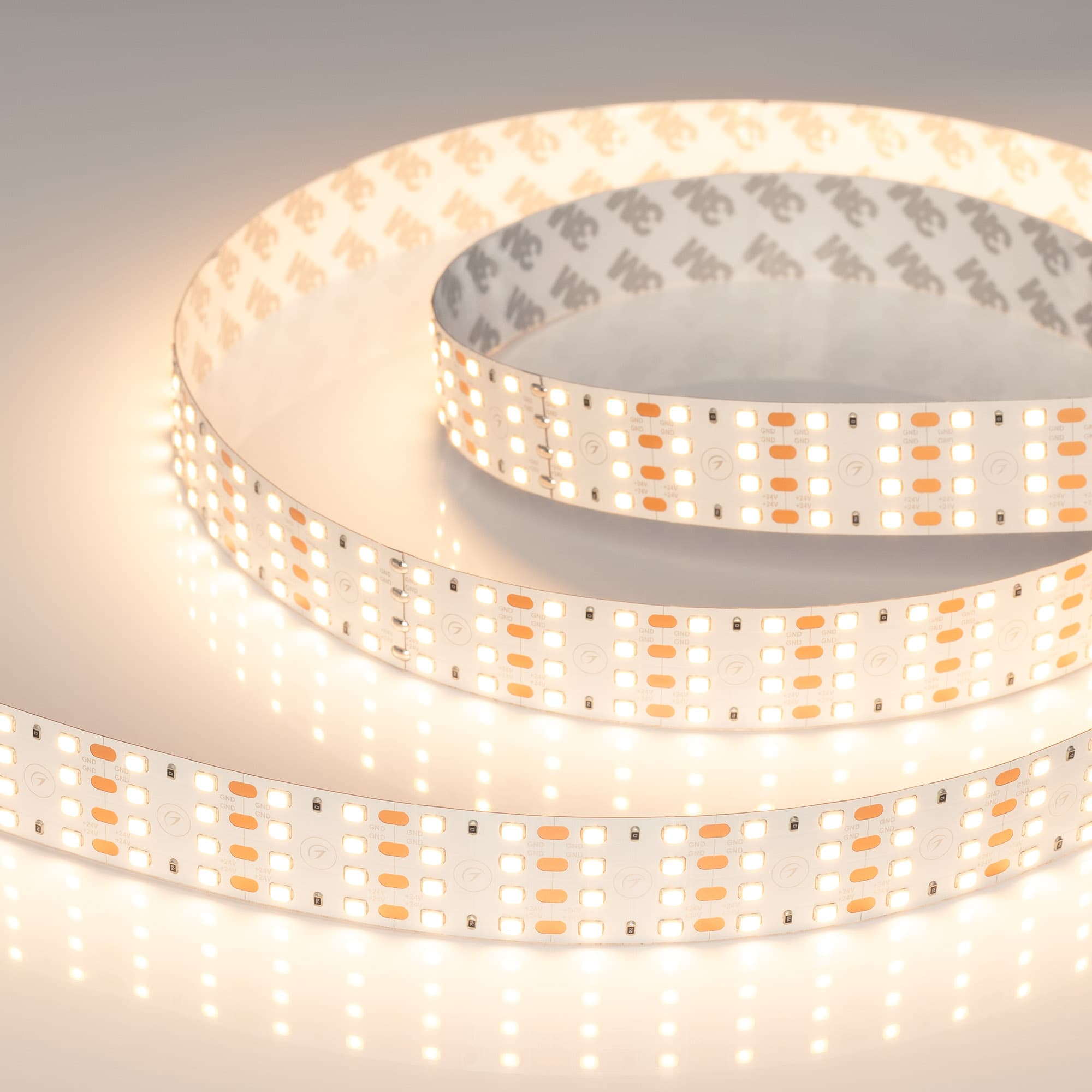 Лента светодиодная 30Вт/м 24В 2700K IP20 320LED/м UL-A320-24mm SMD 2835 3 м