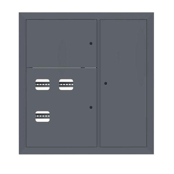 Щит этажный 3 кв. RAL7024 (1000х950х160) PROxima