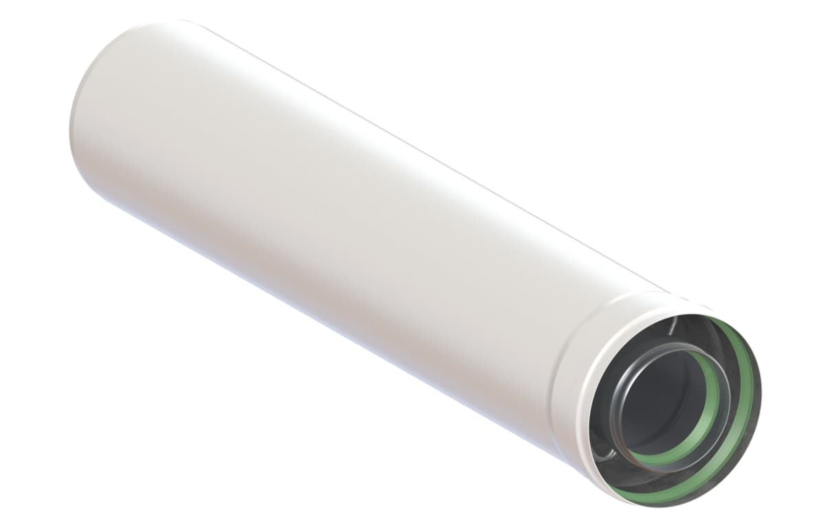 Удлинение коаксиальное d 60/100 мм L 500 мм