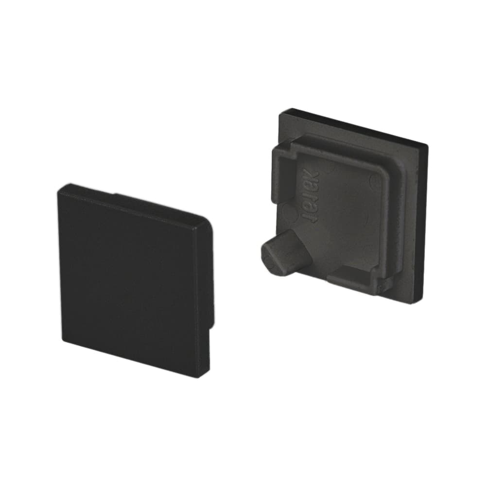 Заглушка SL-KANT-H16 SQUARE BLACK глухая (пластик)