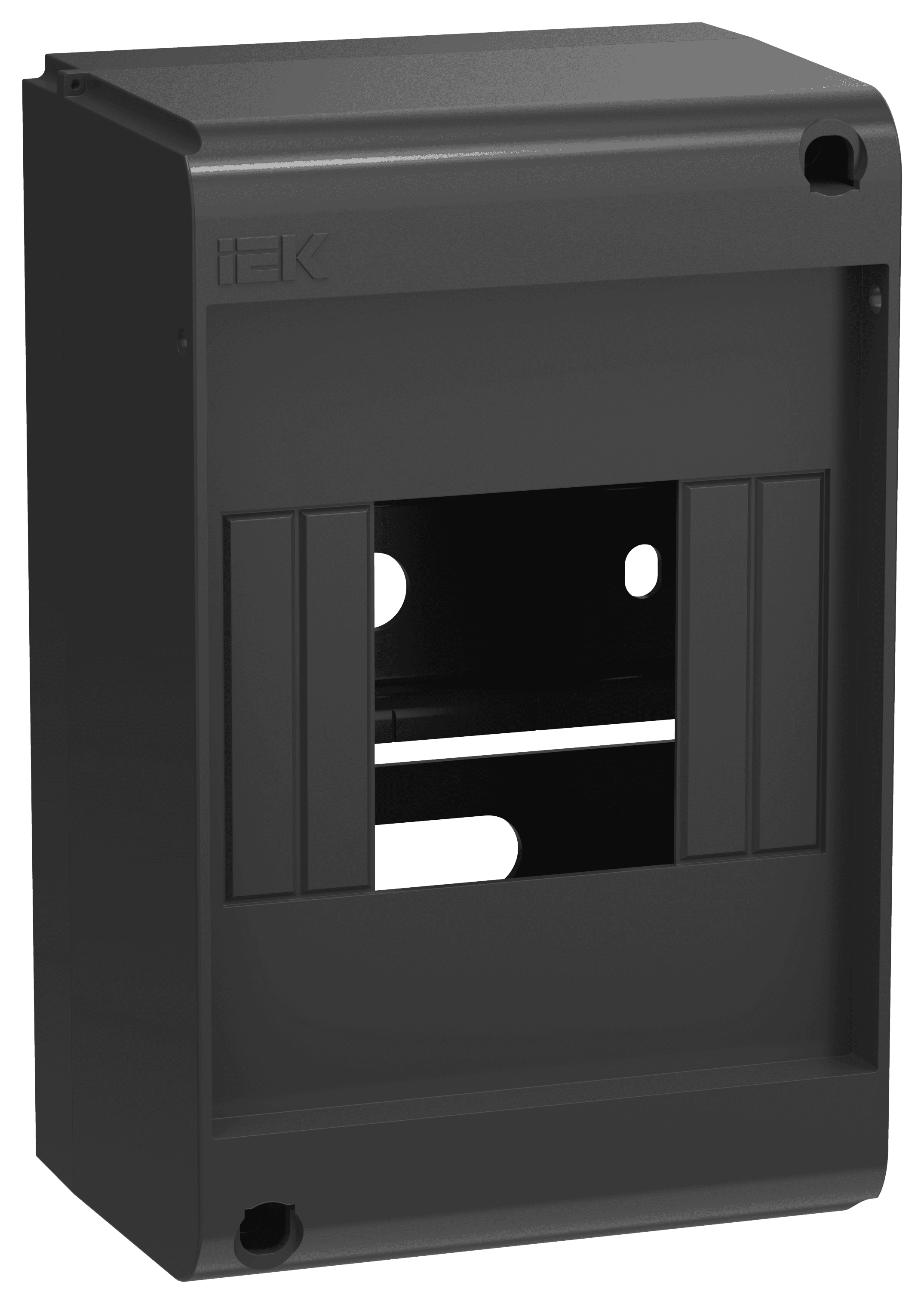 Корпус пластиковый КМПн-4 IP20 без двери черный UNION Mini