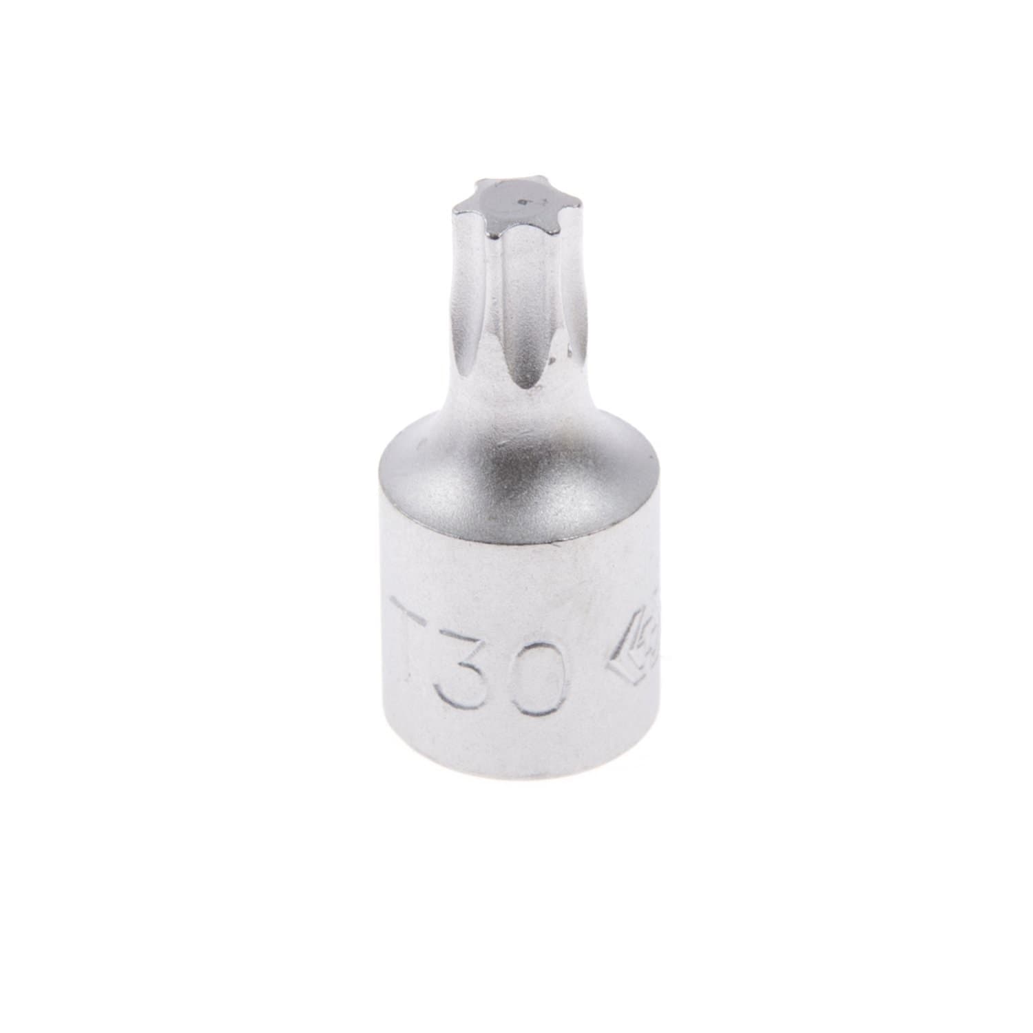 Насадка (бита) торцевая 1/4', TORX, T30, L = 25 мм