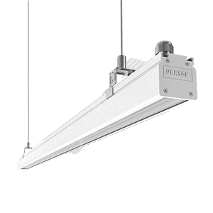 Светильник светодиодный Mercury Mall IP54 1095x54x58мм акрил 40W 4000К белый RAL9003