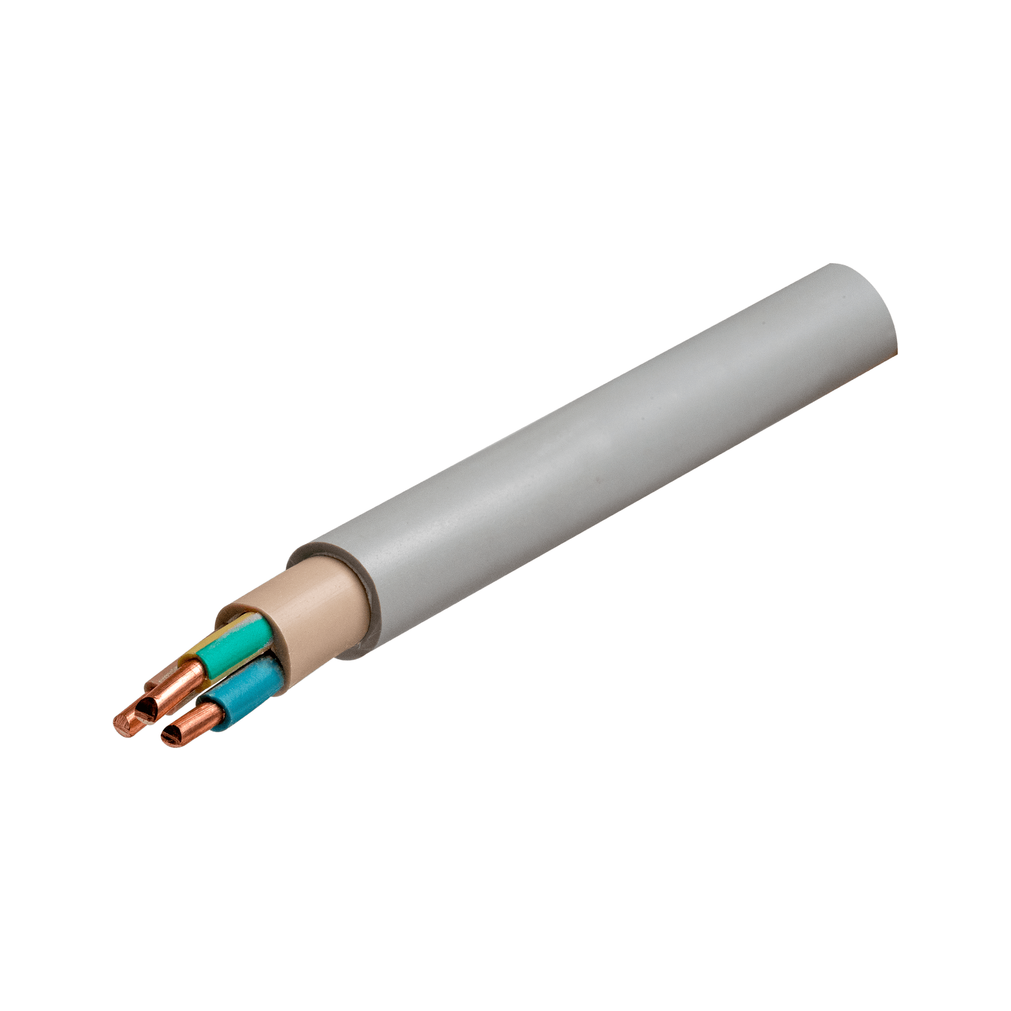 Кабель силовой NYMнг(А)-LS 3х2,5 ок(N,PE) 0,66 100м ТРТС