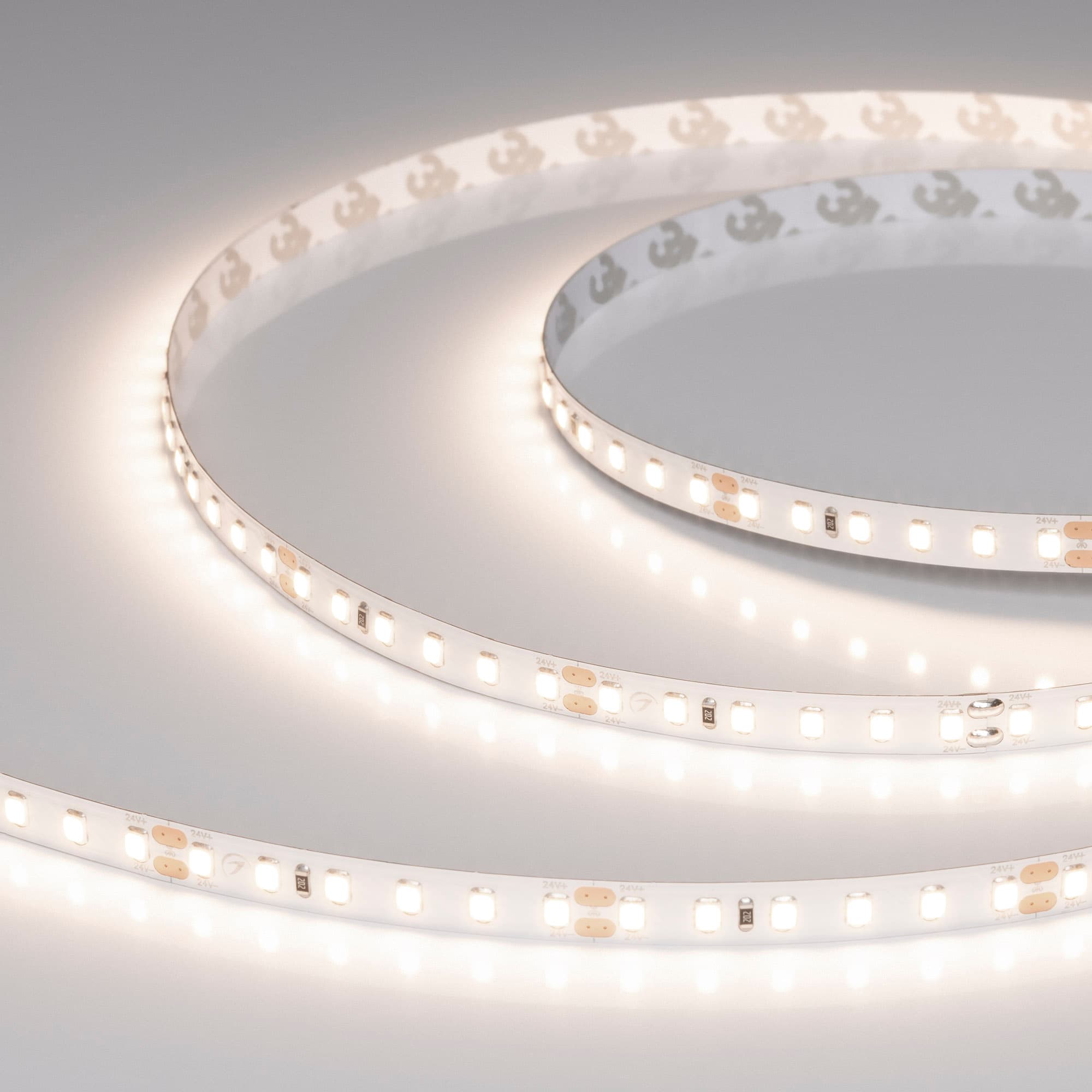 Лента светодиодная 2 Вт/м 24В IP20 4000K 120LED/м UL-A120-8mm SMD 2835 5 м