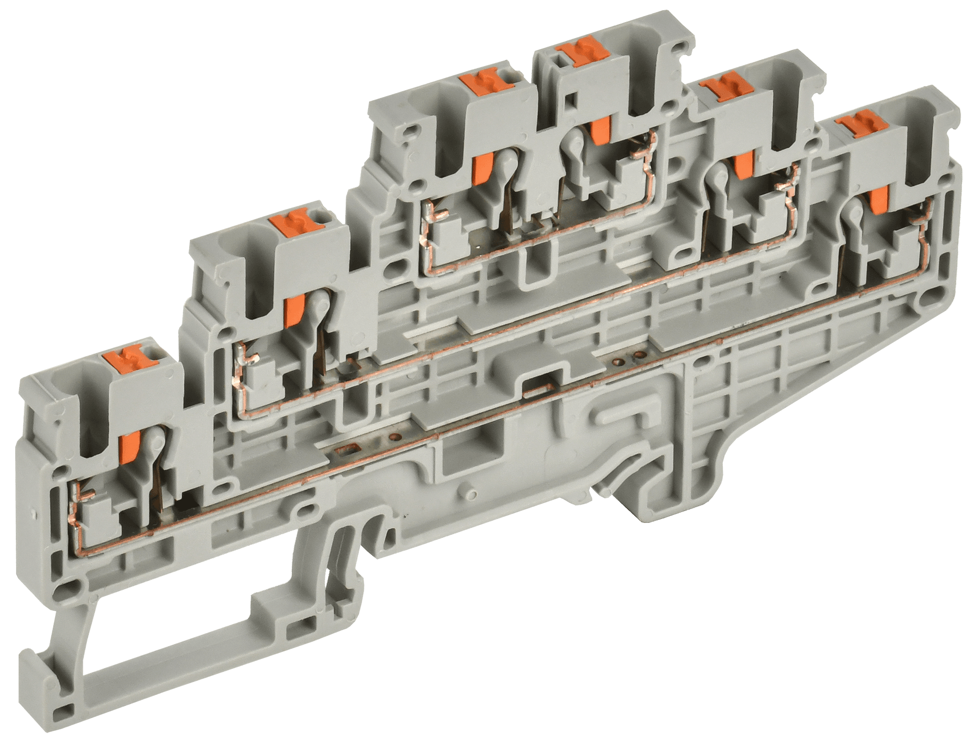 ARMAFIX Клемма пружинная Push-in CP-ML 3 ур. 2,5мм2 серая IEK