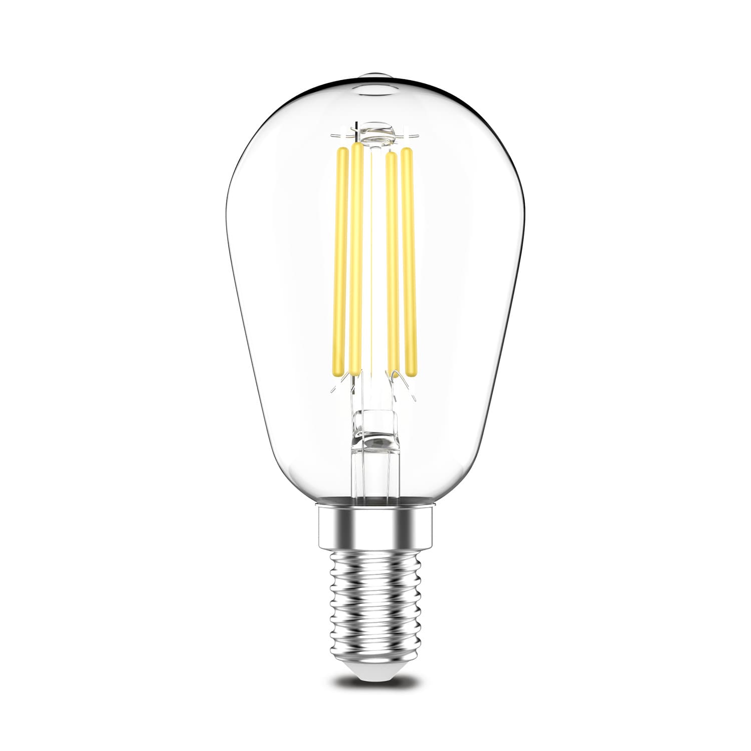 Лампа светодиодная филаментная LED 4.5 Вт 470 лм 2700К ST45 теплый E14 AC 220В прозрачная колба Basic