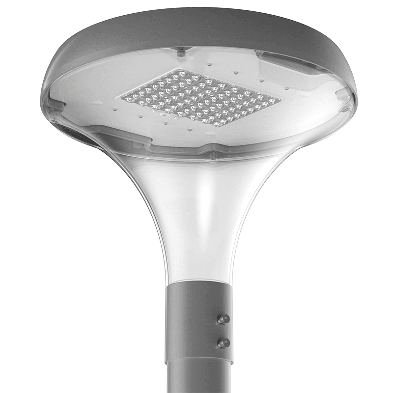 Светильник светодиодный IONIK Opal парк 40 Вт опаловый 4000К IP66 RAL7045 серый