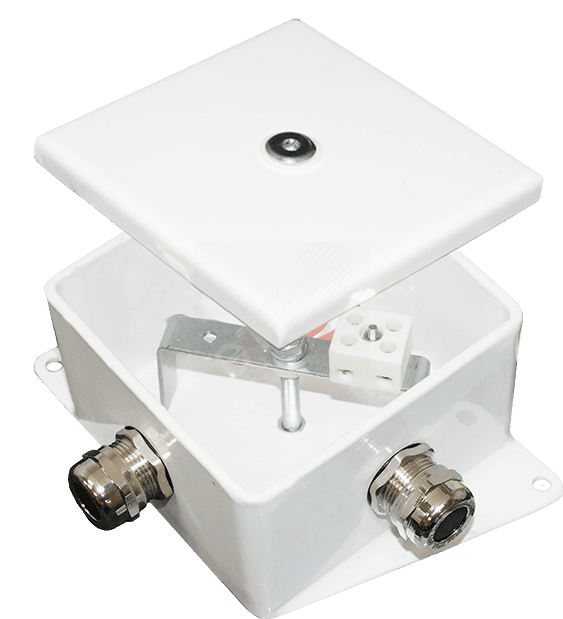 Коробка монтажная огнестойкая КМ-О (4к)-IP66-100х100 два ввода AB