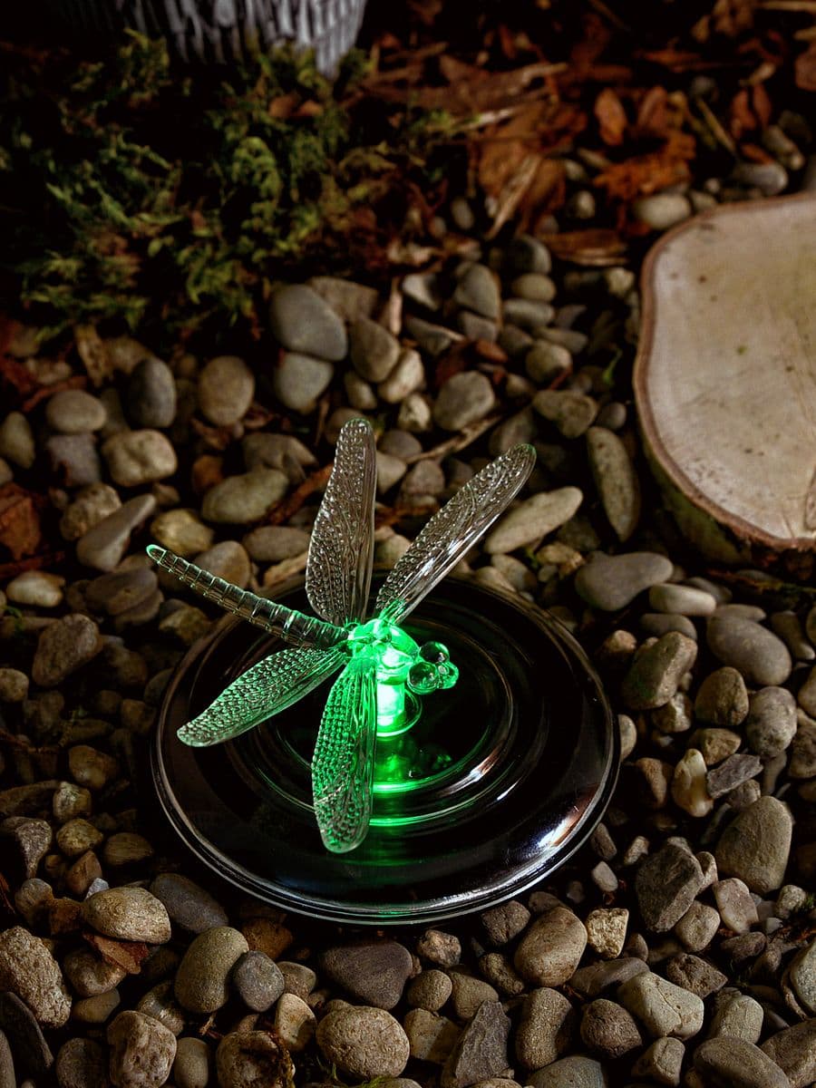 Светильник светодиодный садовый USL-S-106/PT075 на солнечной батарее Magic dragonfly Special