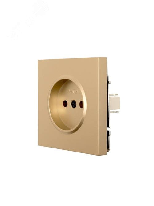 ZIMA Розетка без заземления, 16 А, механизм, золото Lezard 704-3688-121BQC