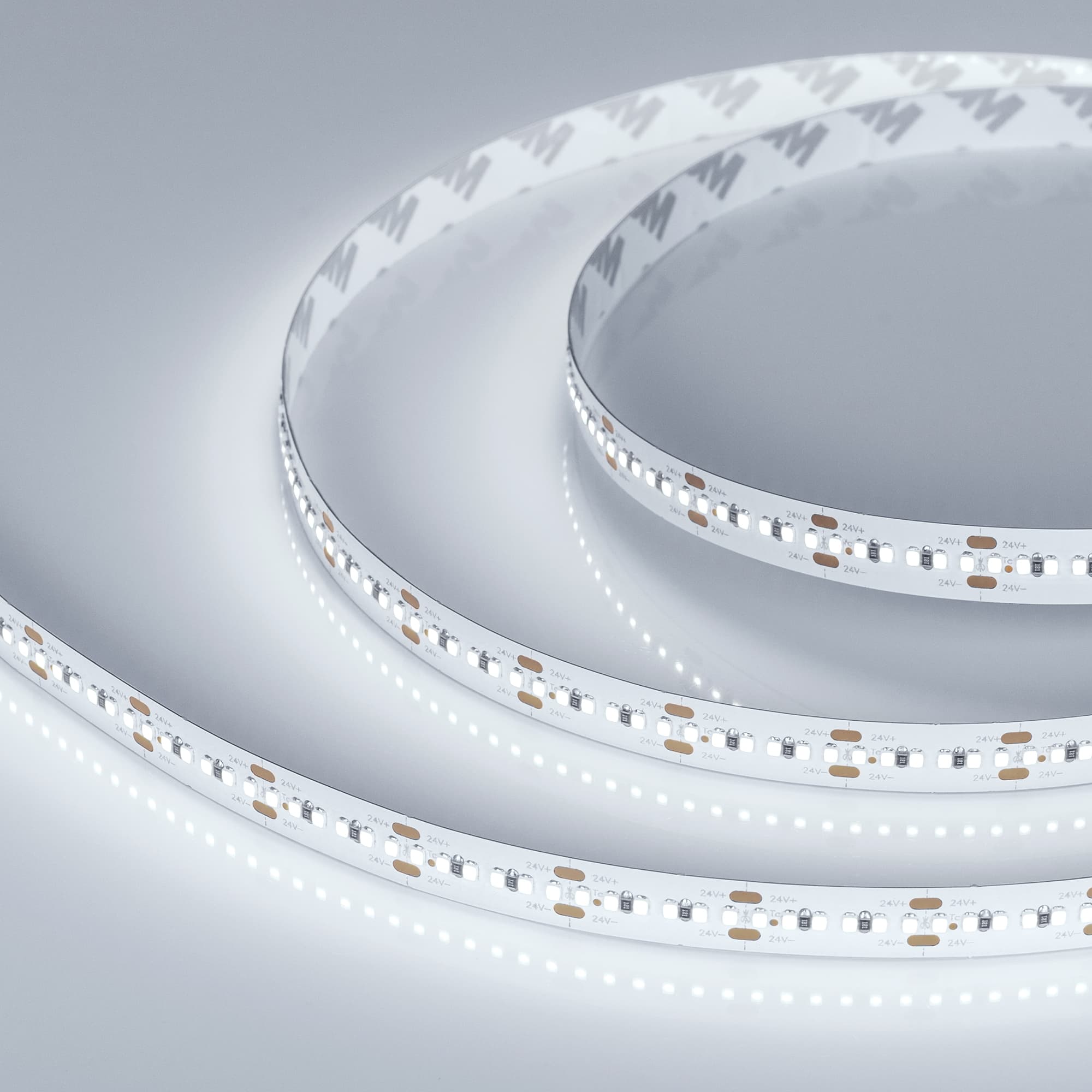 Лента светодиодная 21,6 Вт/м 24В IP20 6000K 300LED/м MICROLED-M300-10mm SMD 2216 5 м