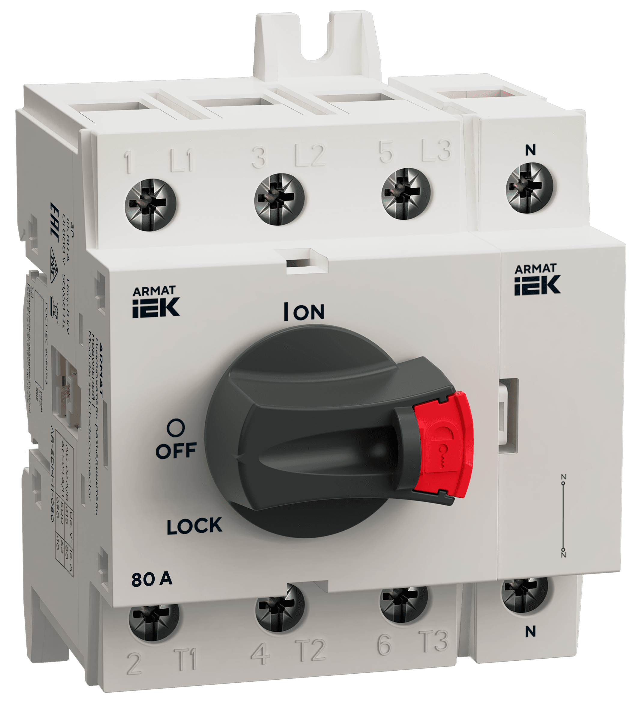 ARMAT Полюс нейтральный для SDM 80А IEK