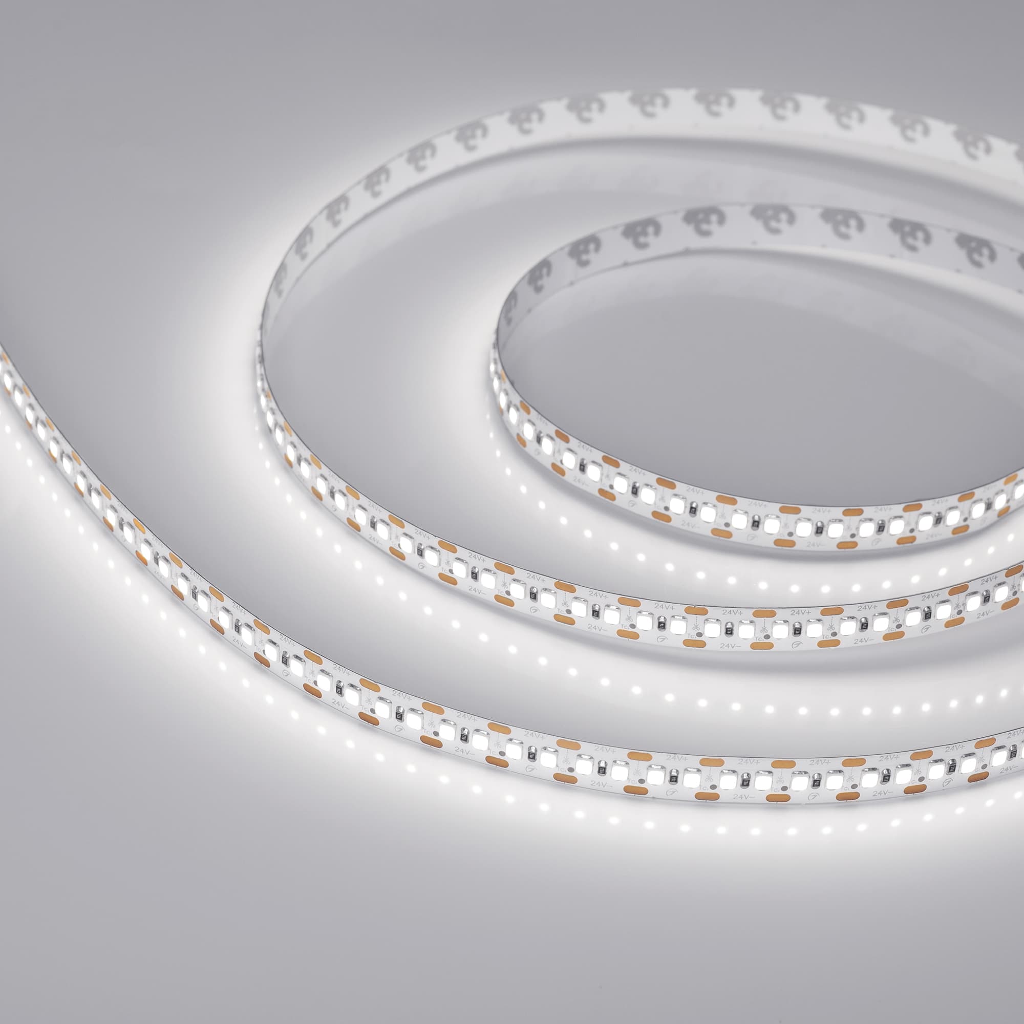 Лента светодиодная 17.3 Вт/м 24В 5000K IP20 168LED/м RT-A168-10mm SMD 2835 5 м