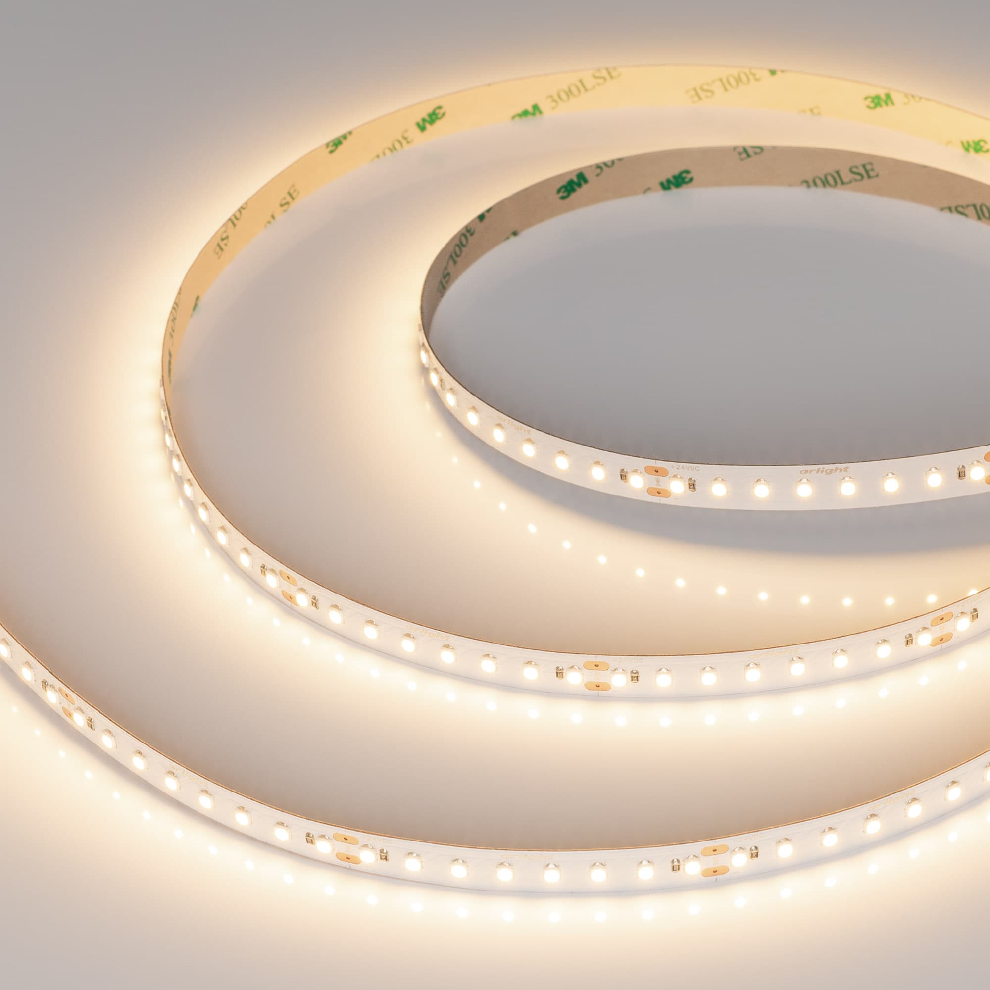Лента светодиодная 10 Вт/м 24В IP20 3000K 128LED/м TWIST-A128-10mm SMD 2835 5 м