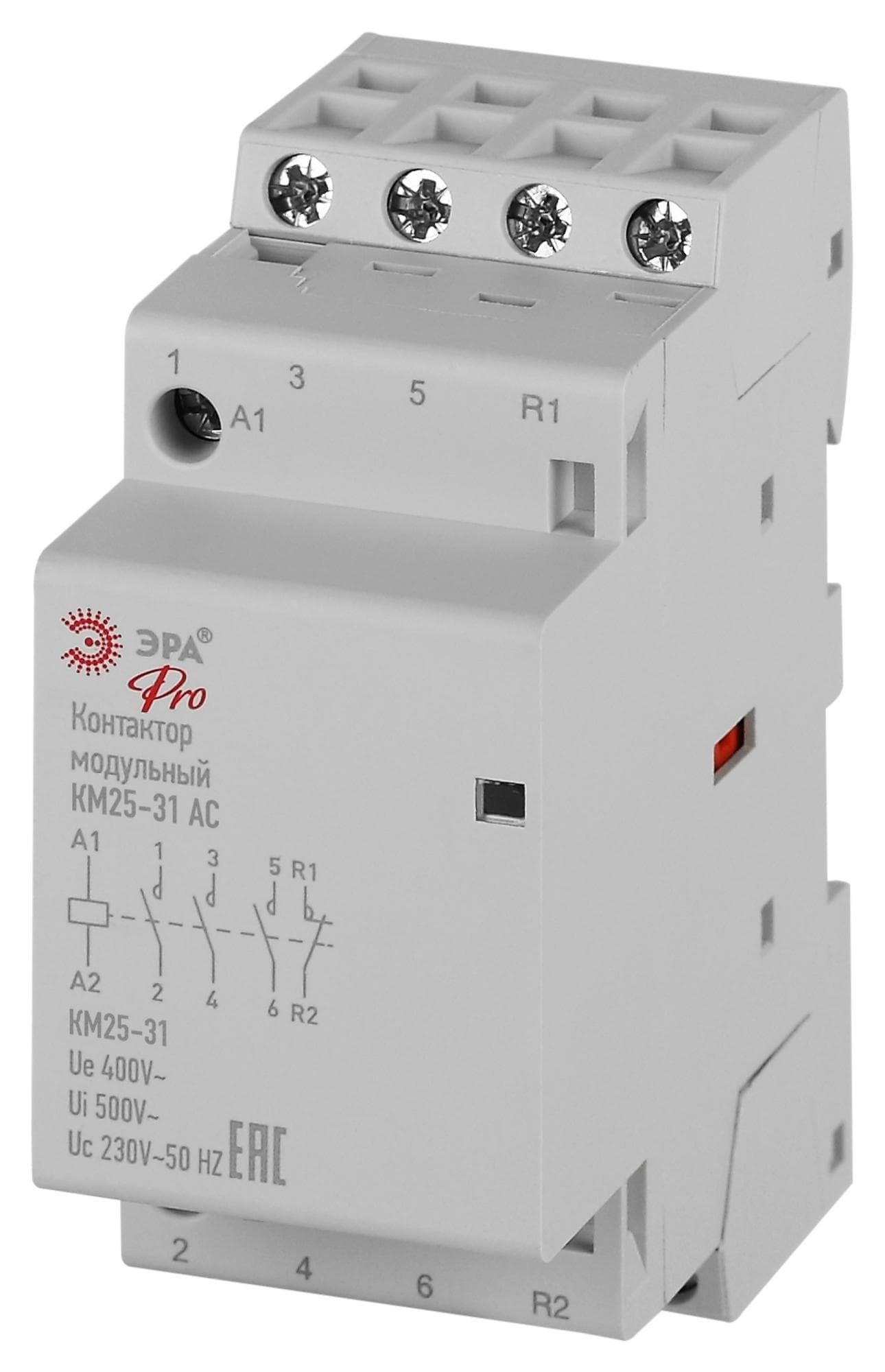 Контактор модульный PRO NO-902-331 КМ25-31 АС